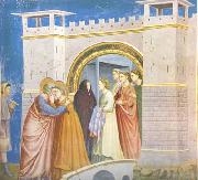 Anna and Joachim Meet at the Golden Gate (mk08) GIOTTO di Bondone